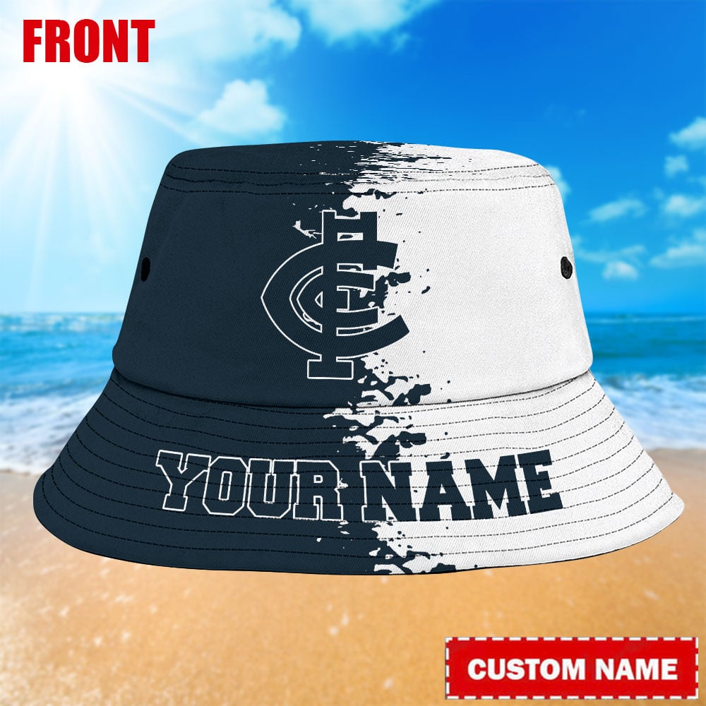 Afl Carlton Blues Personalized Bucket Hat