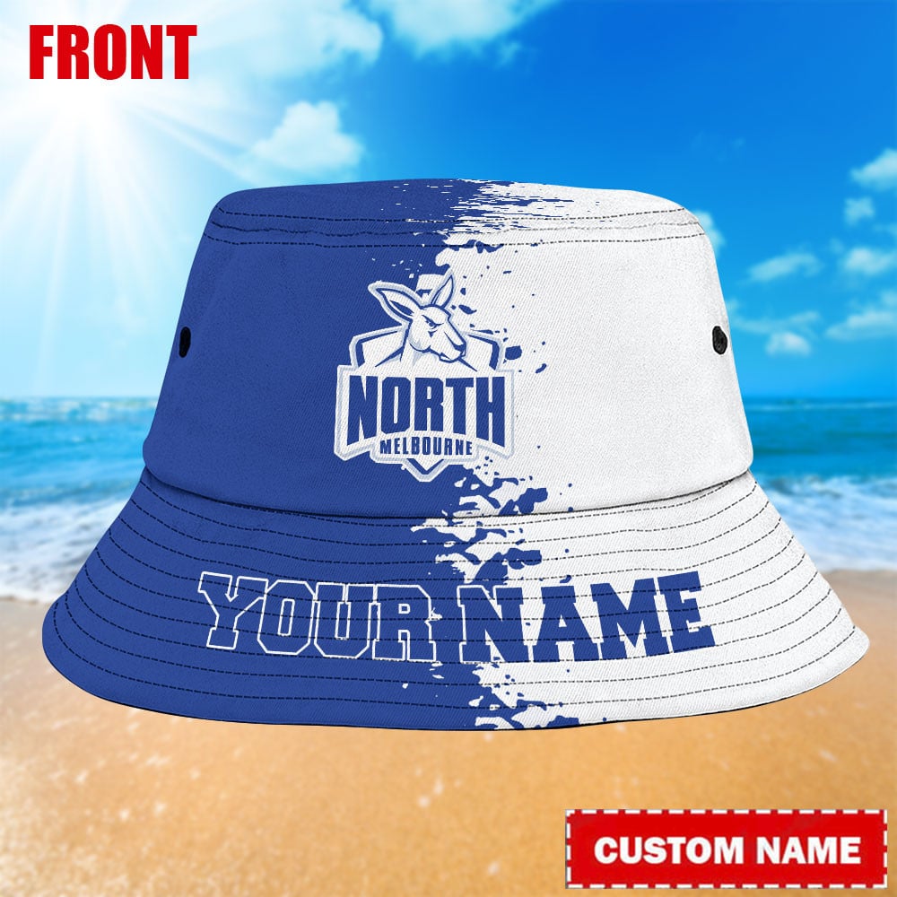 Afl North Melbourne Kangaroos Personalized Bucket Hat