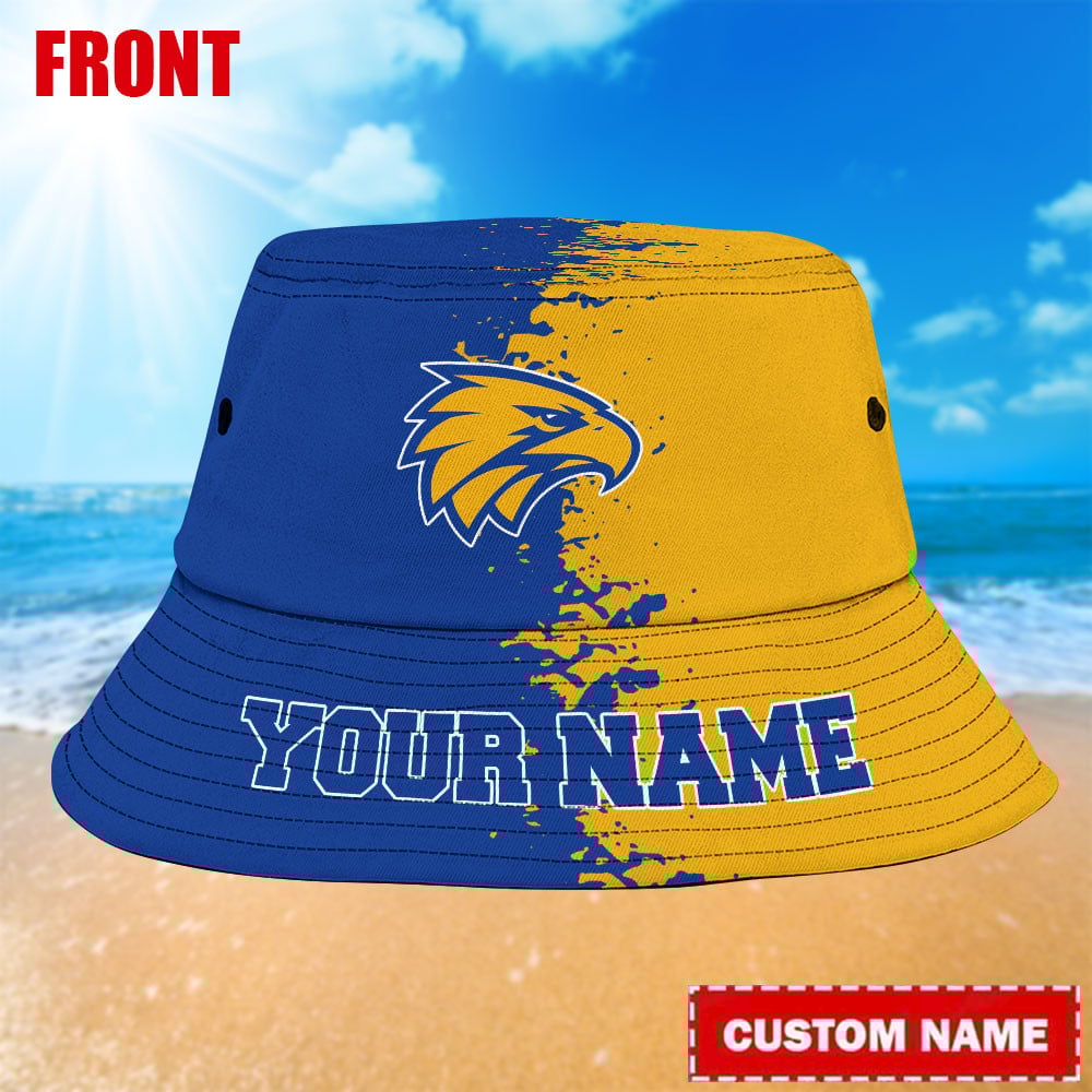 Afl West Coast Eagles Personalized Bucket Hat For Fans