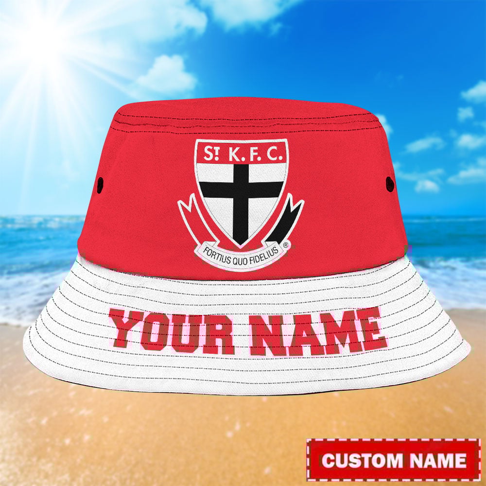 Afl St Kilda Saints Personalized Bucket Hat