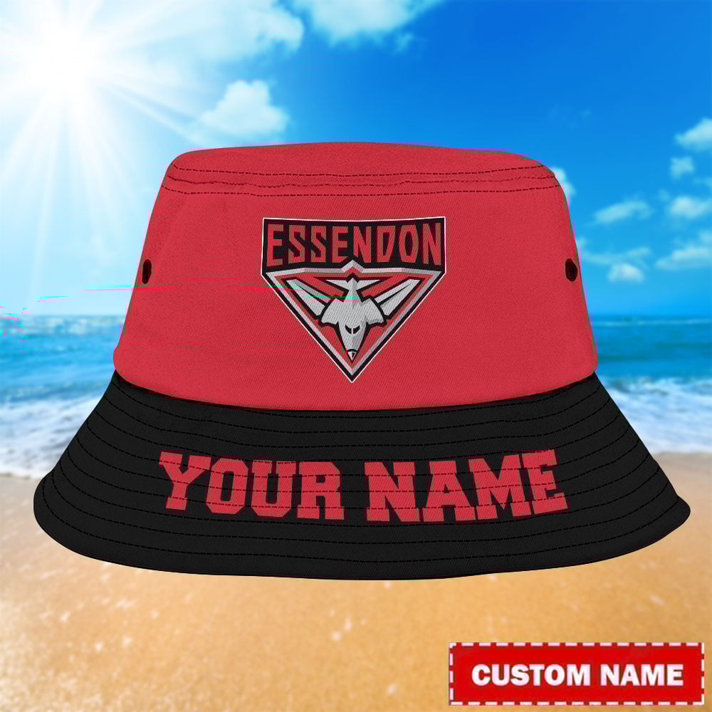 Afl Essendon Bombers Personalized Bucket Hat