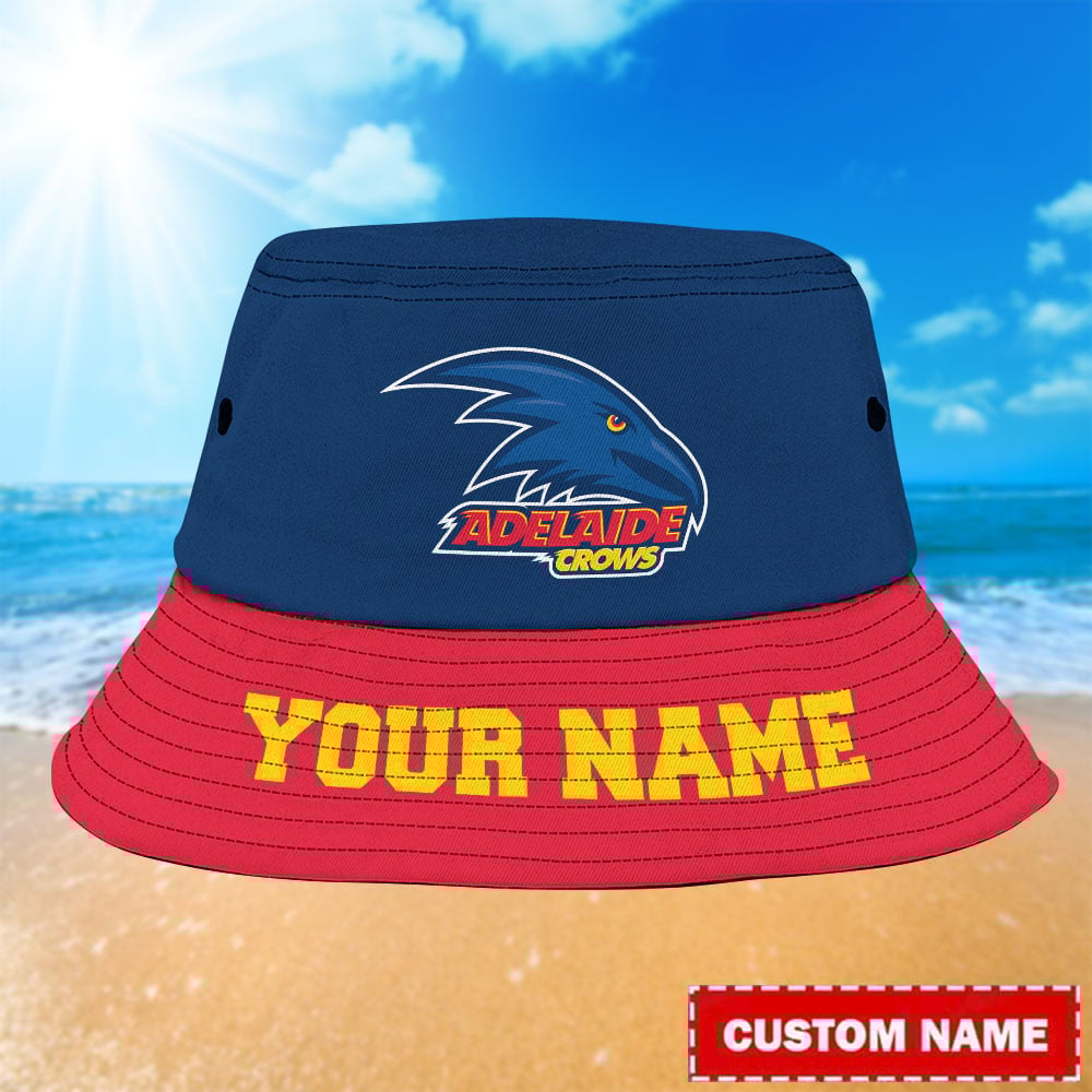 Afl Adelaide Crows Personalized Bucket Hat