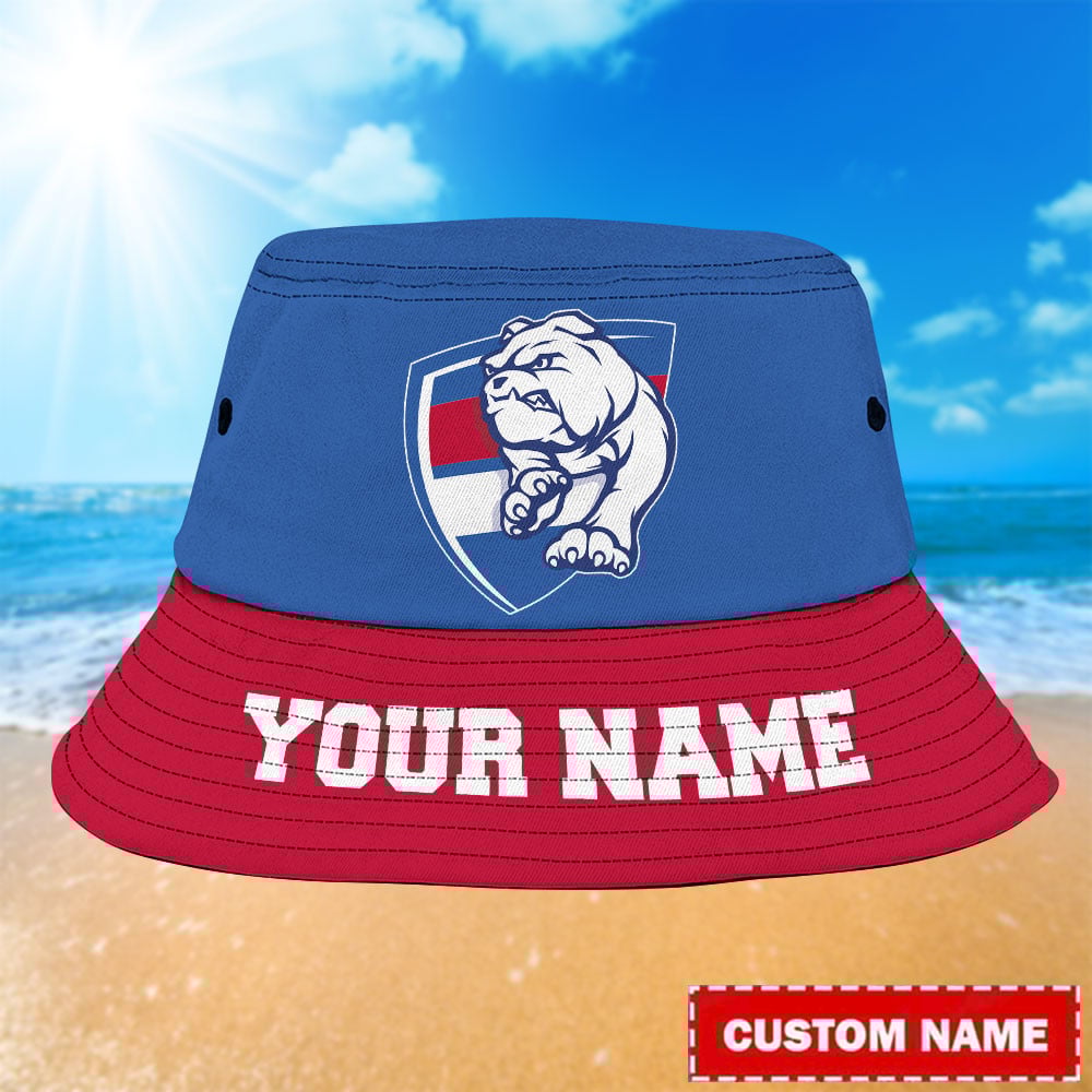 Afl Western Bulldogs Personalized Bucket Hat