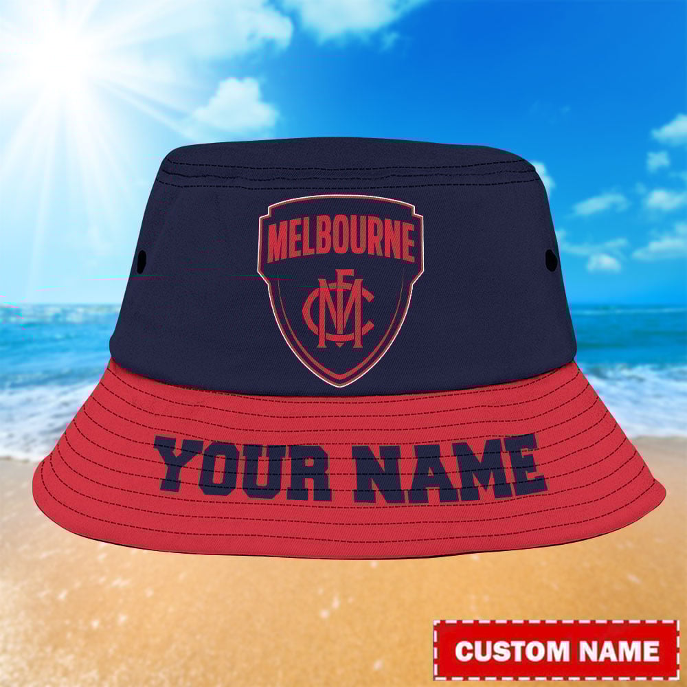 Afl Melbourne Demons Personalized Bucket Hat