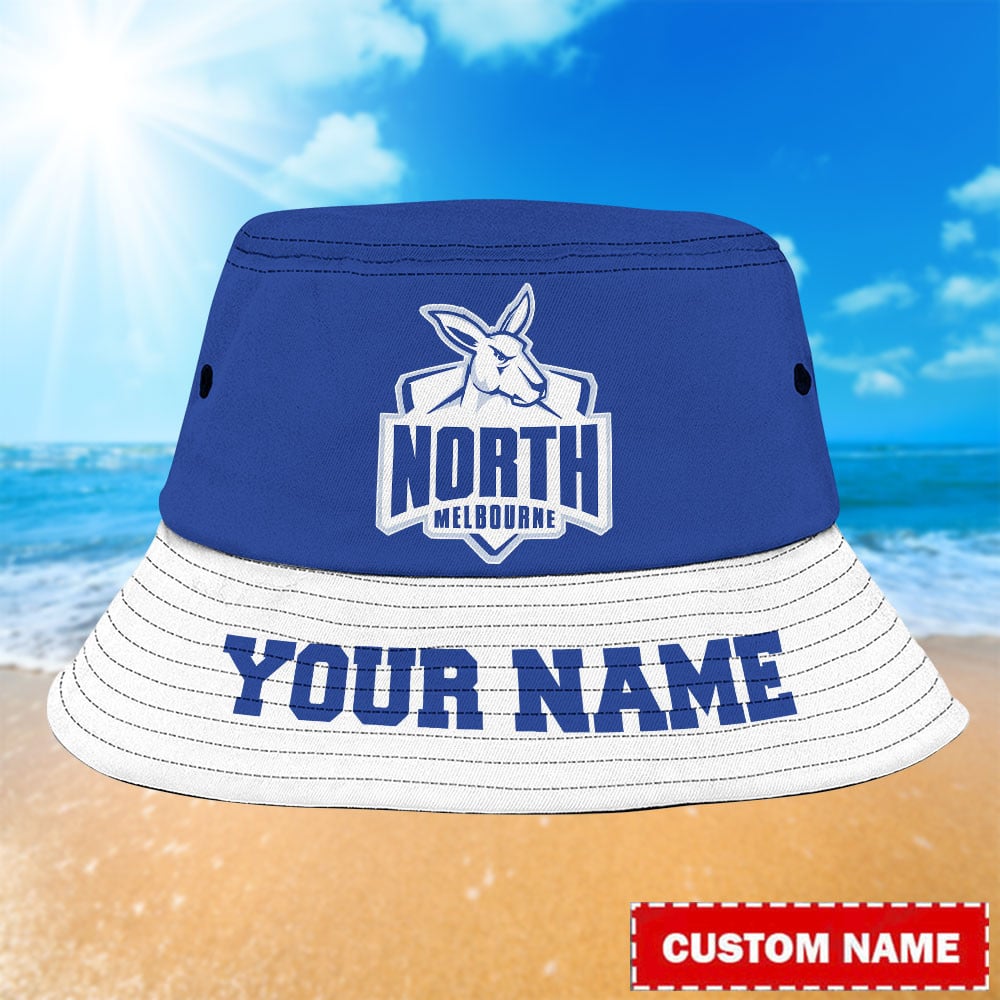 Afl North Melbourne Kangaroos Personalized Bucket Hat