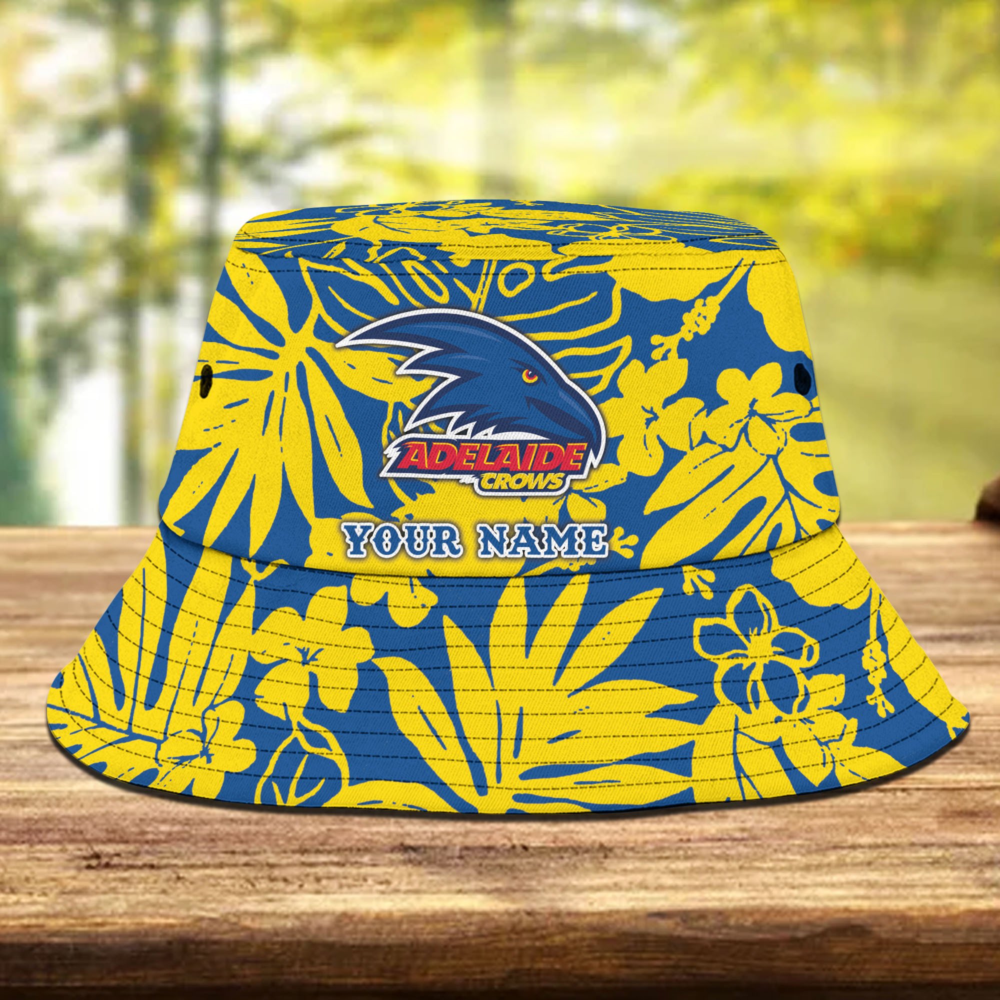 Afl Adelaide New Personalized Flowers Bucket Hat Gifts For Fans