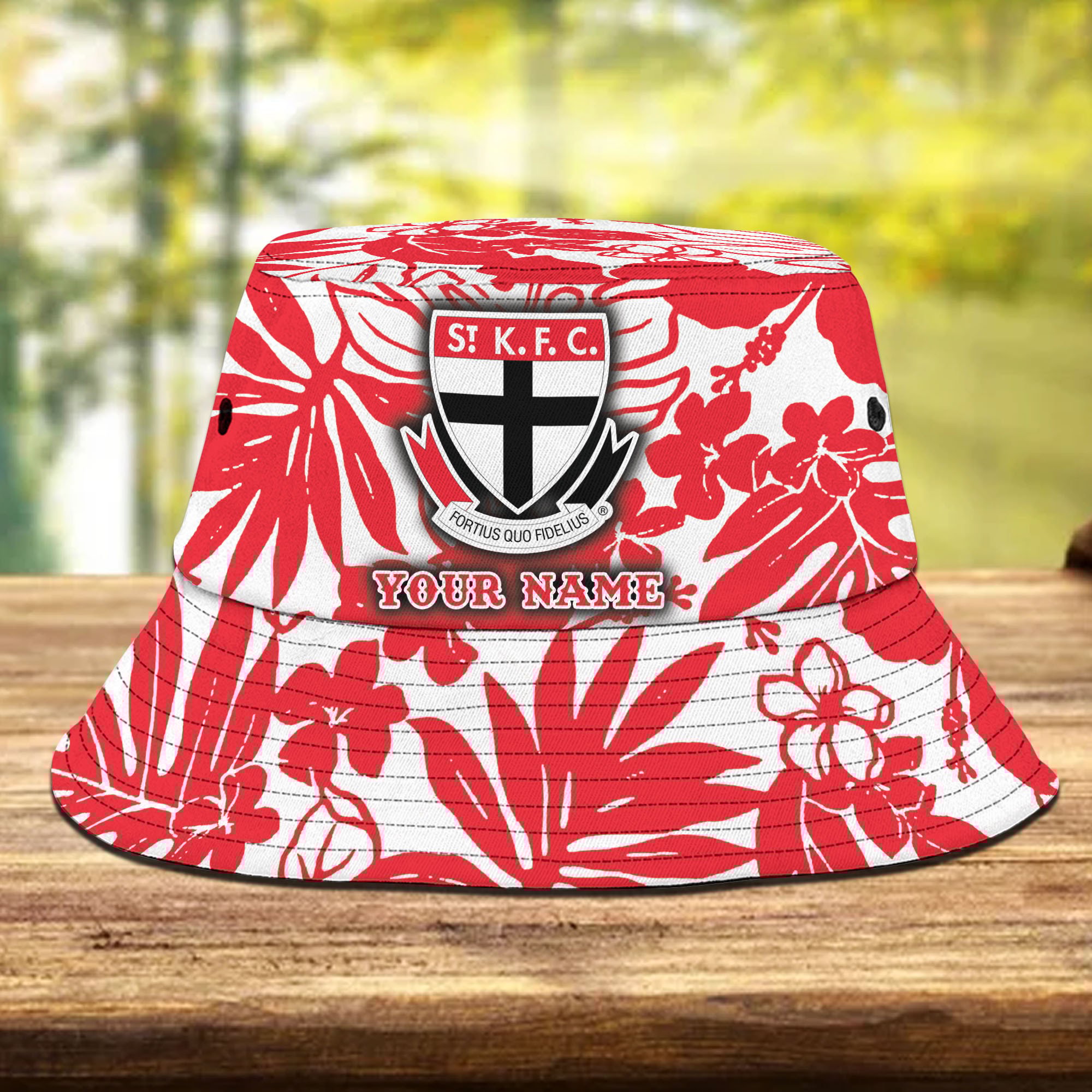 Afl St Kilda New Personalized Flowers Bucket Hat Gifts For Fans