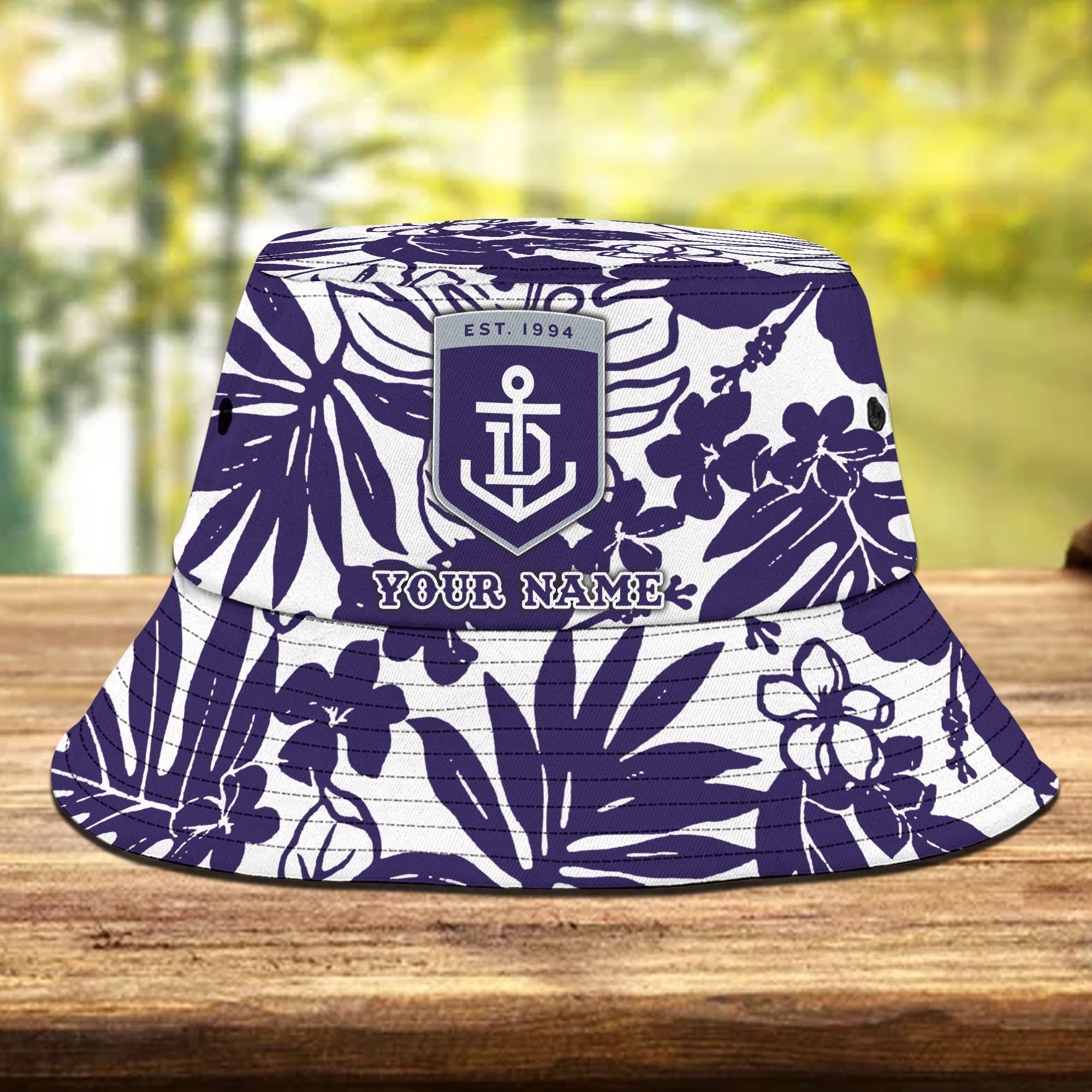 Afl Fremantle Dockers Flowers Bucket Hat Gifts For Fans