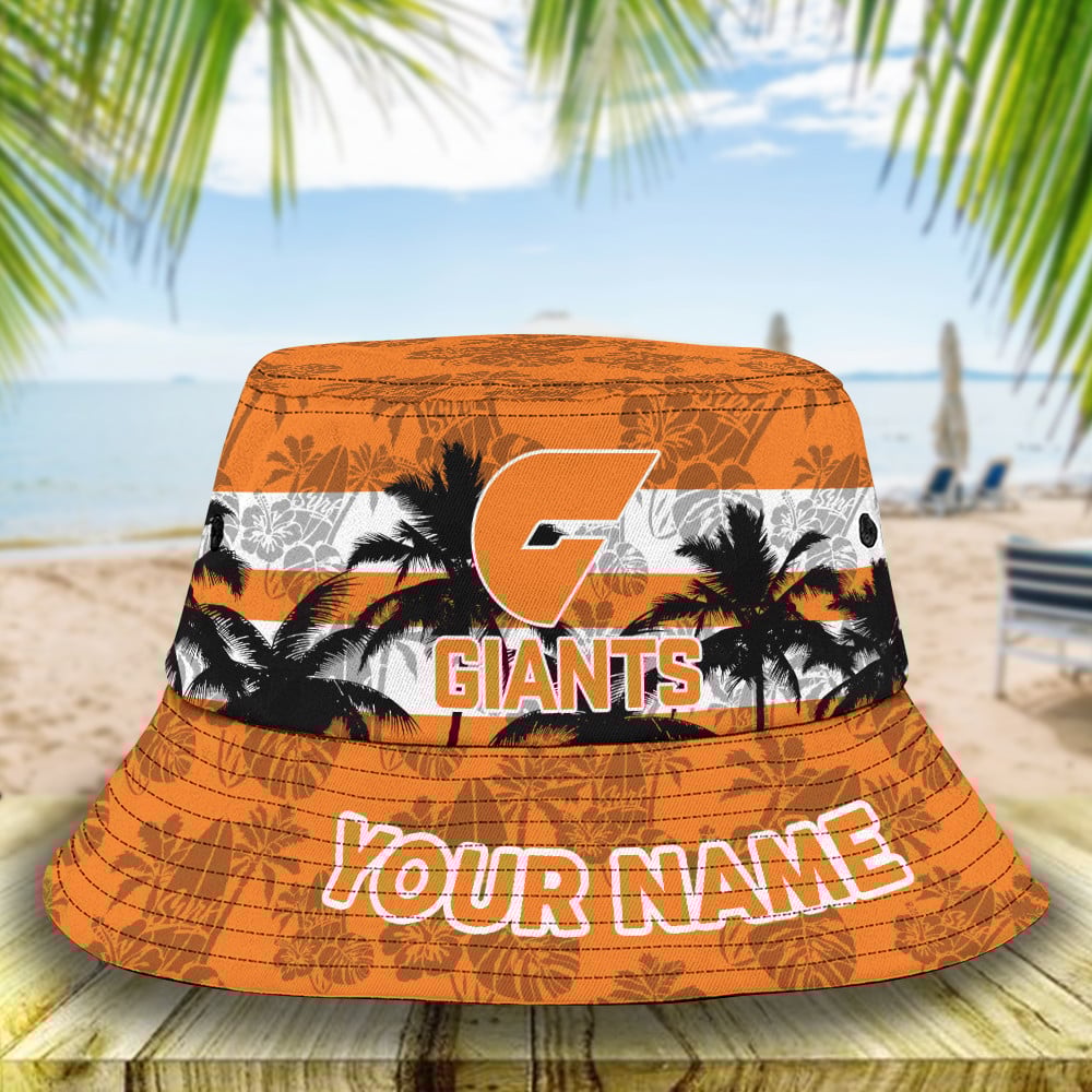 Afl Gws Giants Personalized Bucket Hat For Fan