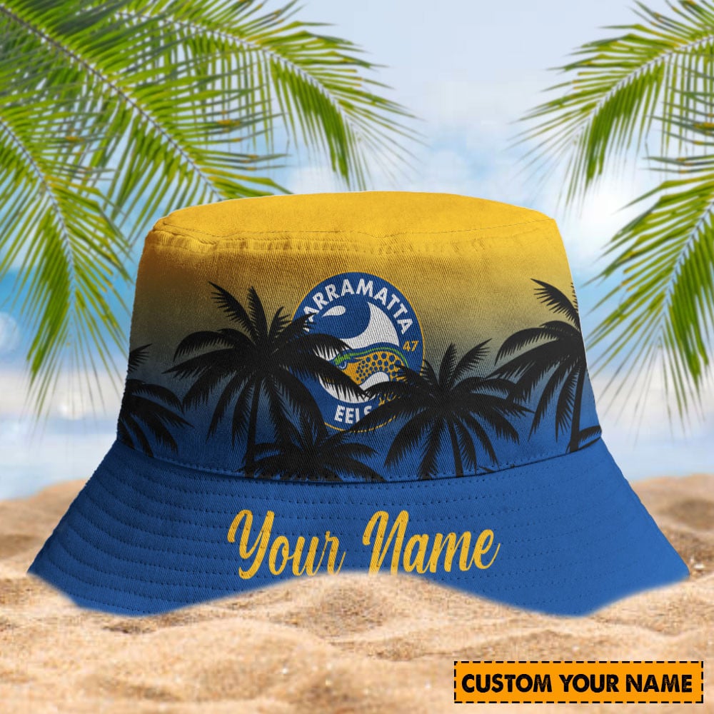 Parramatta Eels Nrl Sport Personalized Bucket Hat