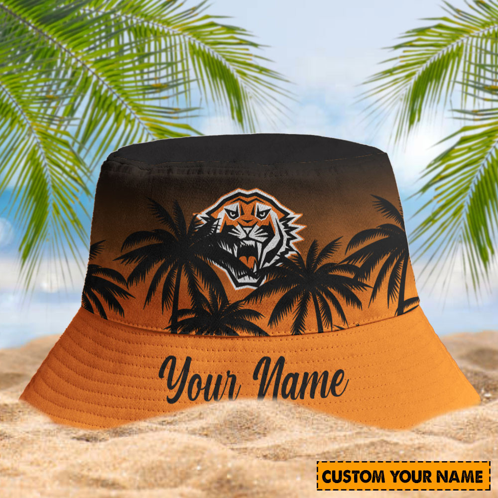 Wests Tigers Nrl Sport Personalized Bucket Hat