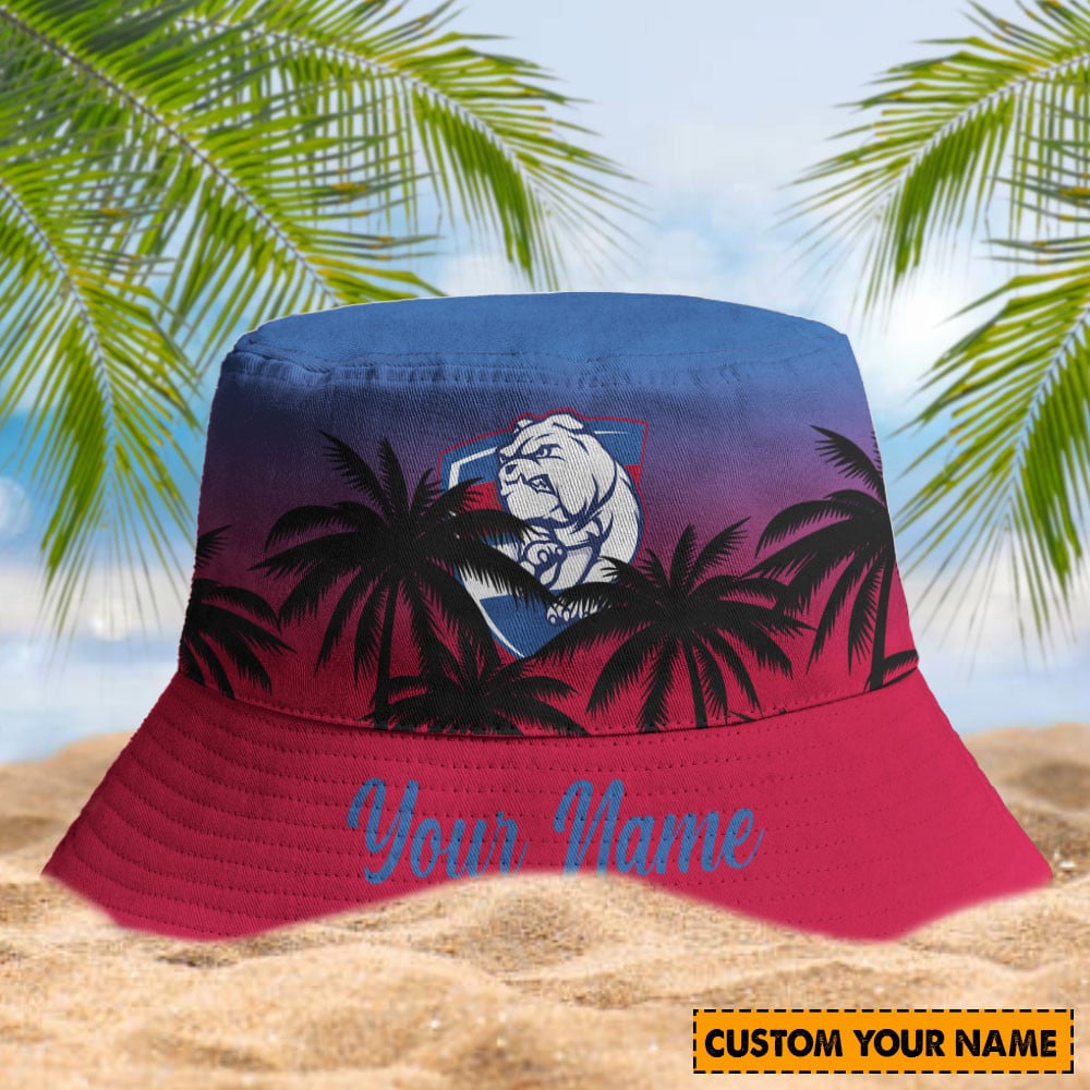 Afl Western Bulldogs Sport Personalized Bucket Hat