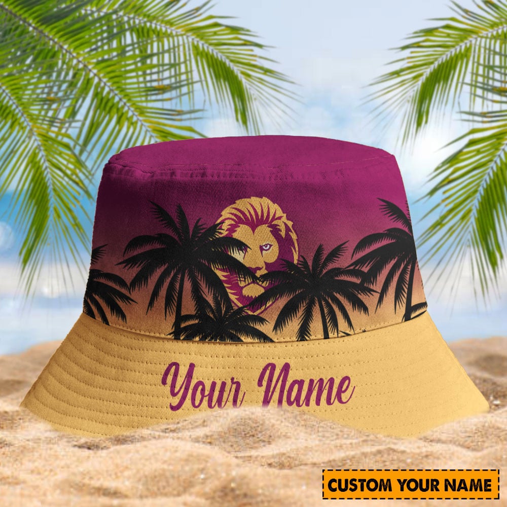 Afl Brisbane Lions Sport Personalized Bucket Hat