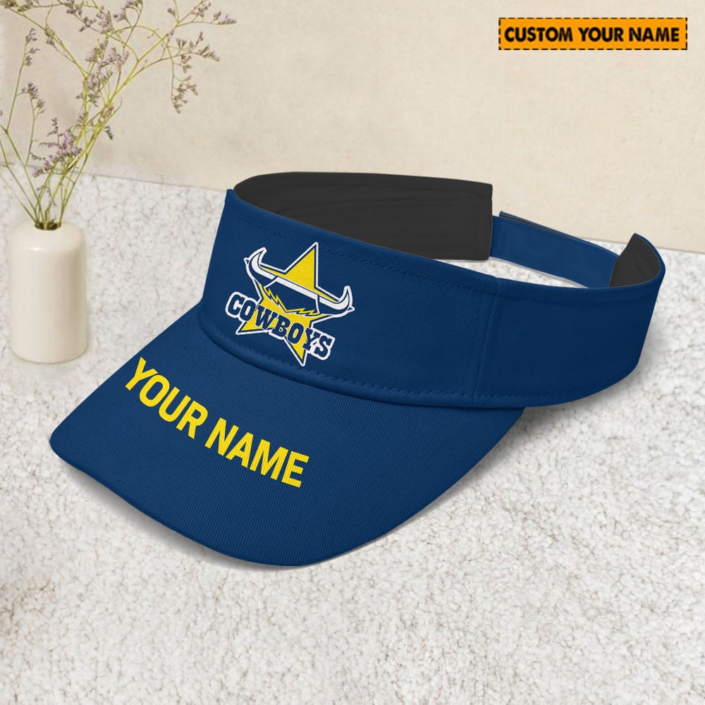 NRL North Queensland Cowboys Sunscreen Visor Cap Travel Hats 