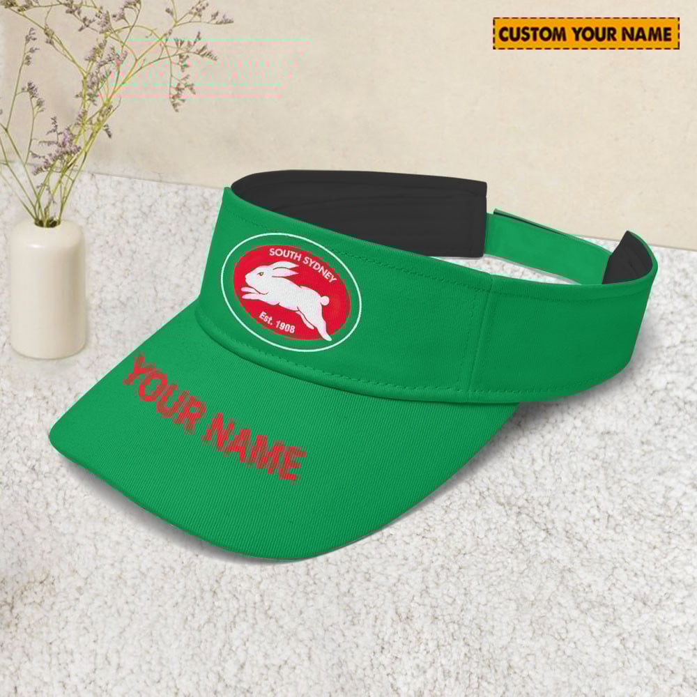 NRL South Sydney Rabbitohs Sunscreen Visor Cap Travel Hats 