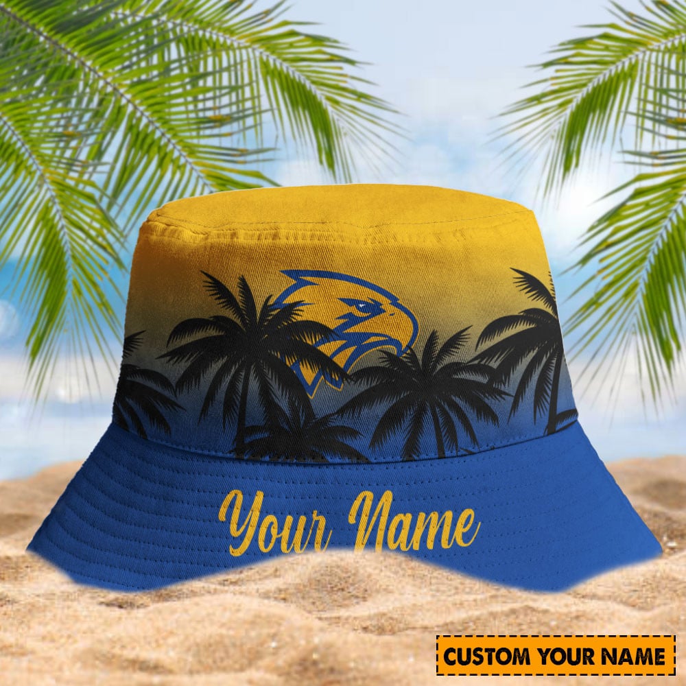 Afl West Coast Eagles Sport Personalized Bucket Hat