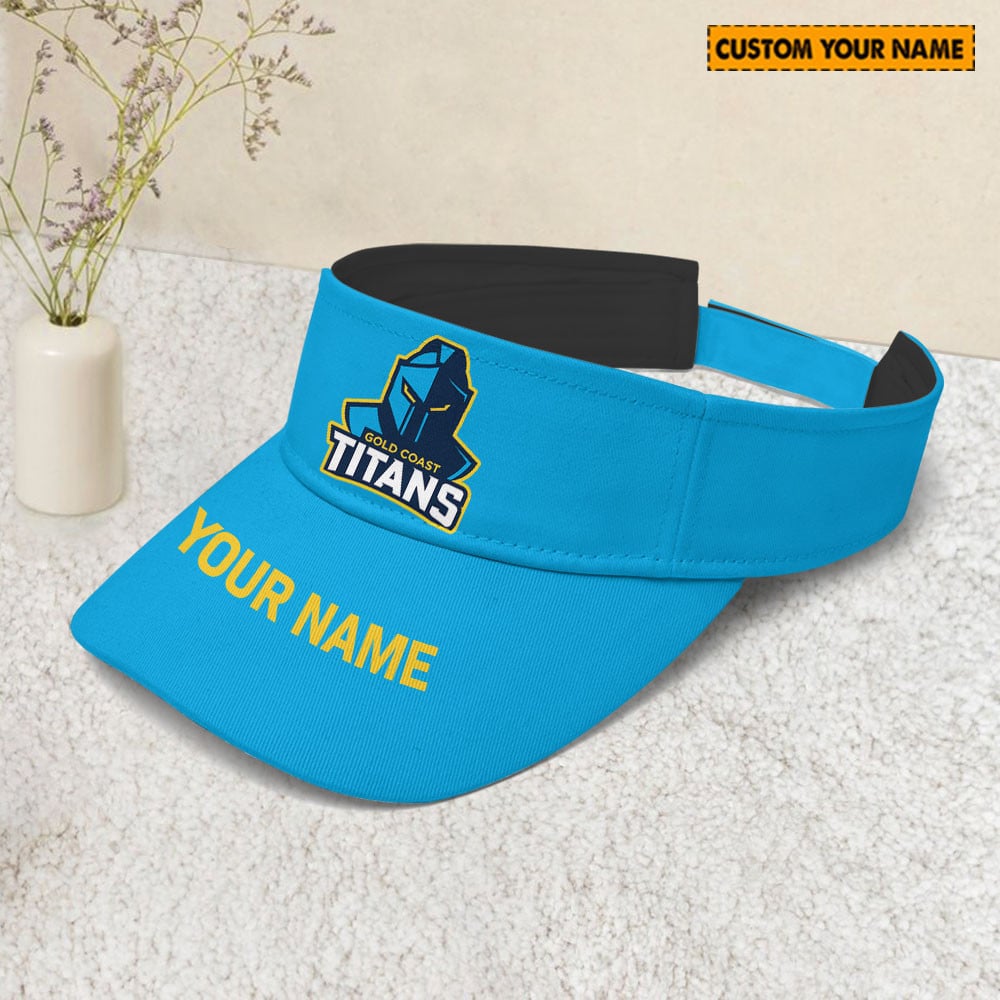 NRL Gold Coast Titans Sunscreen Visor Cap Travel Hats 