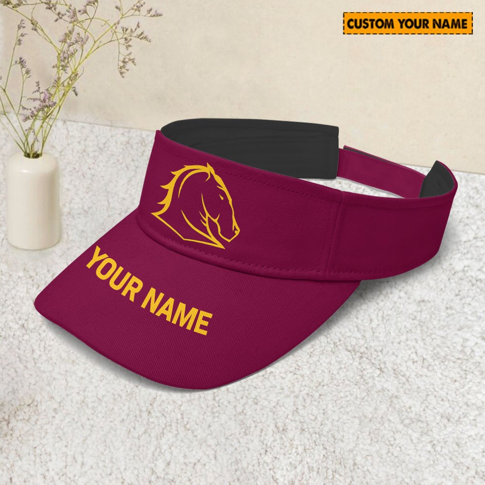 NRL Brisbane Broncos Sunscreen Visor Cap Travel Hats 