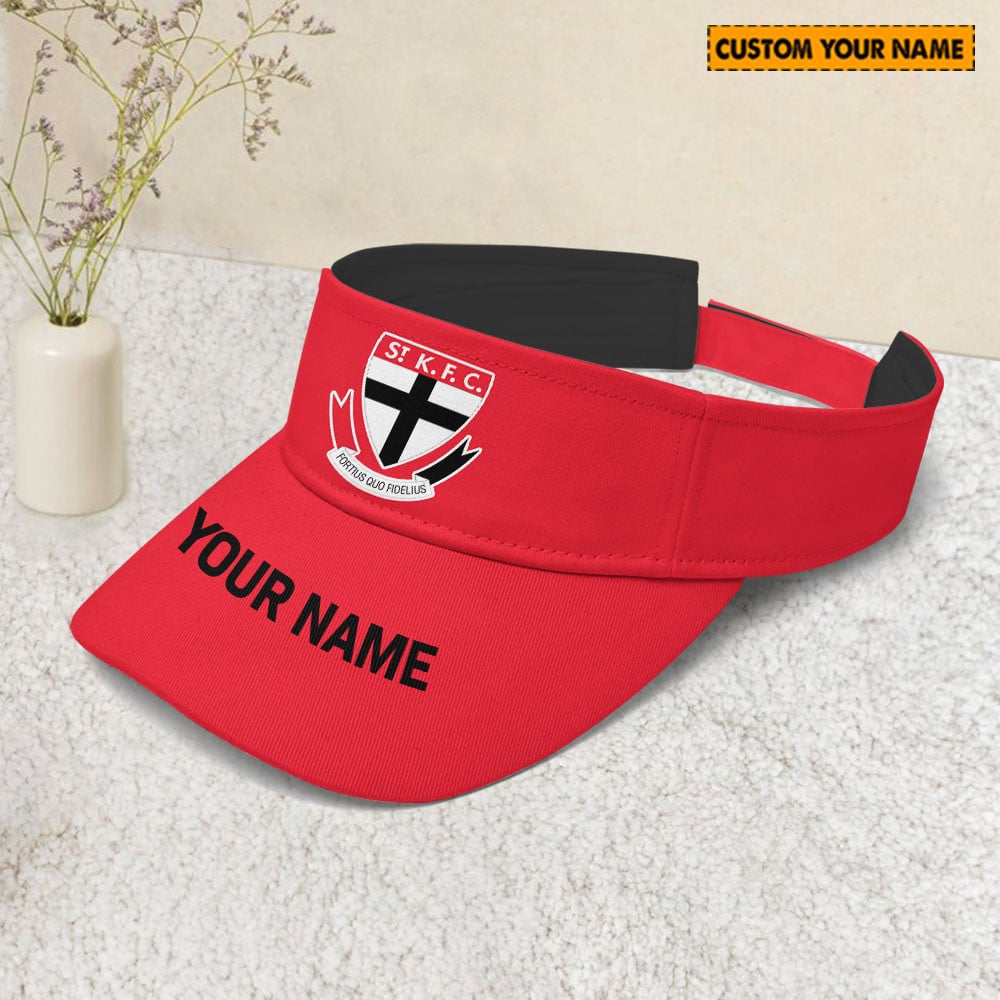 AFL St Kilda Sunscreen Visor Cap Travel Hats 