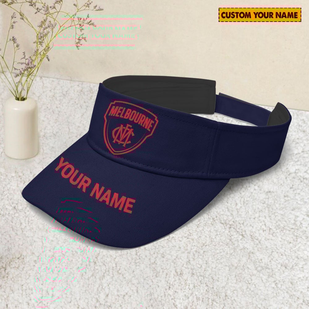 AFL Melbourne Sunscreen Visor Cap Travel Hats 