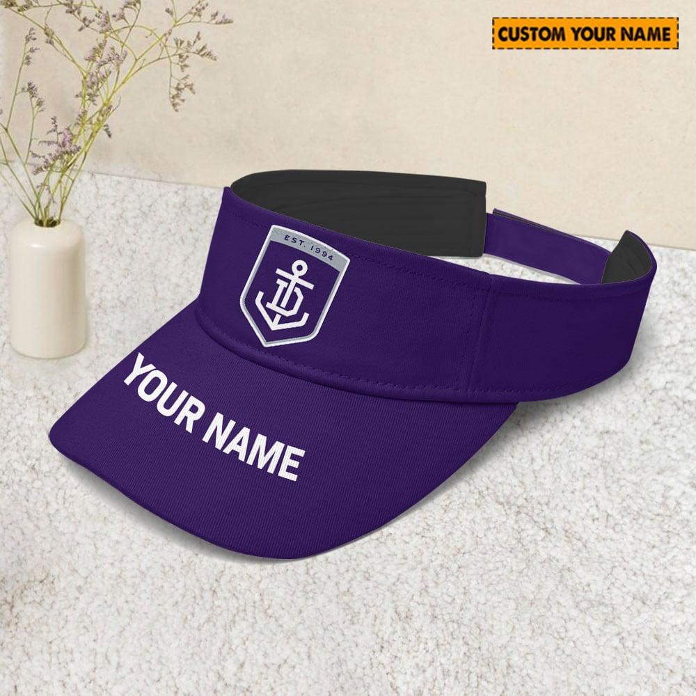 AFL Fremantle Sunscreen Visor Cap Travel Hats 