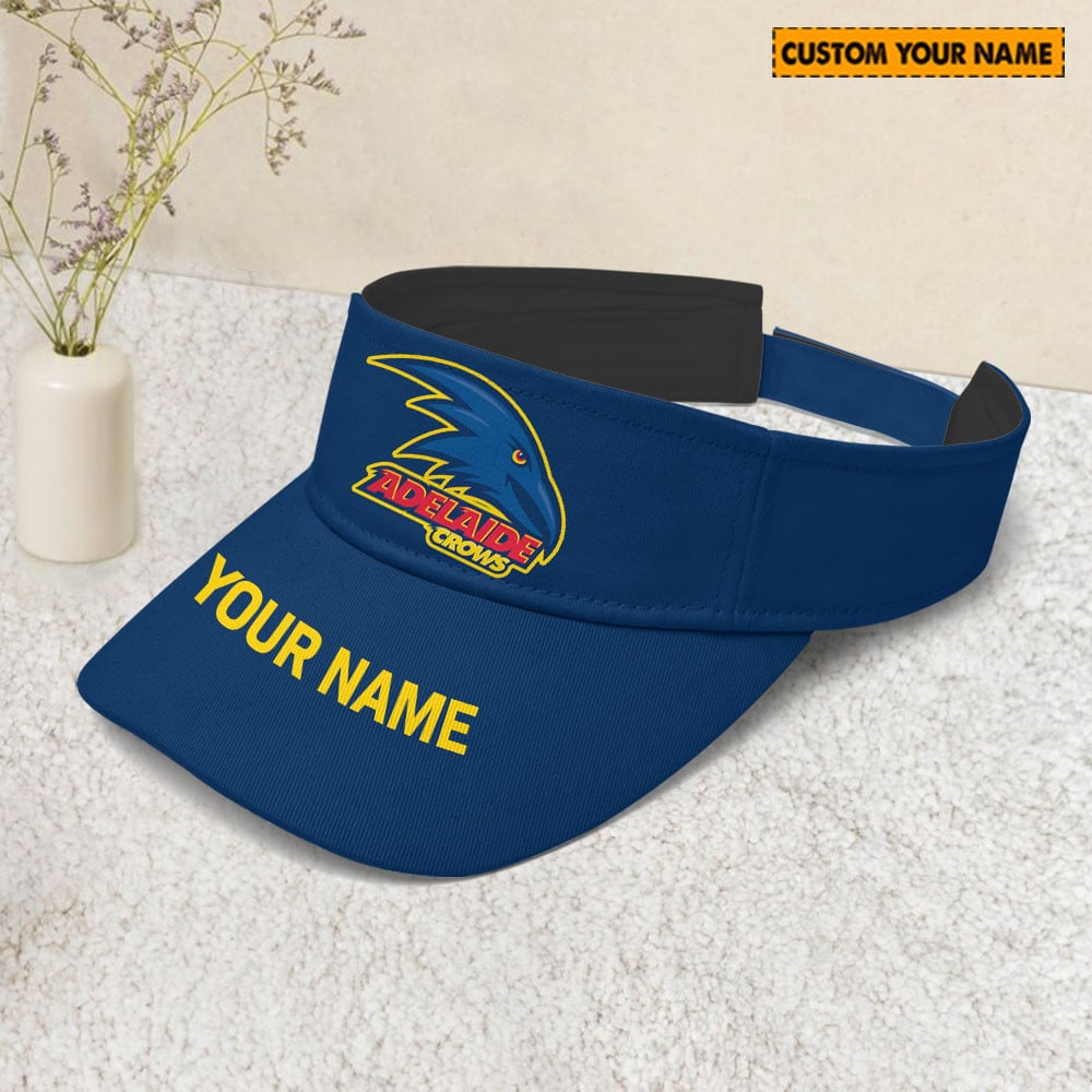 AFL Adelaide Sunscreen Visor Cap Travel Hats 