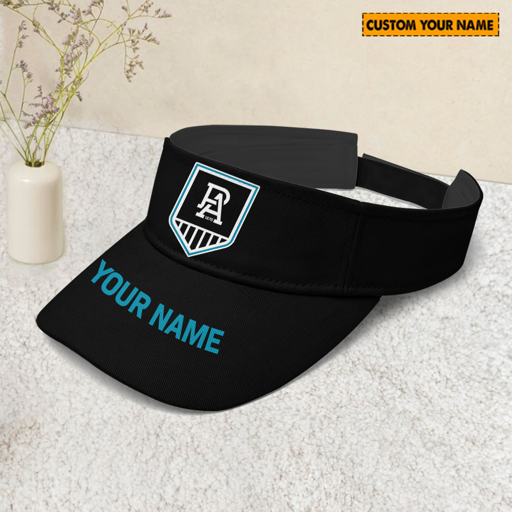 AFL Port Adelaide Sunscreen Visor Cap Travel Hats 