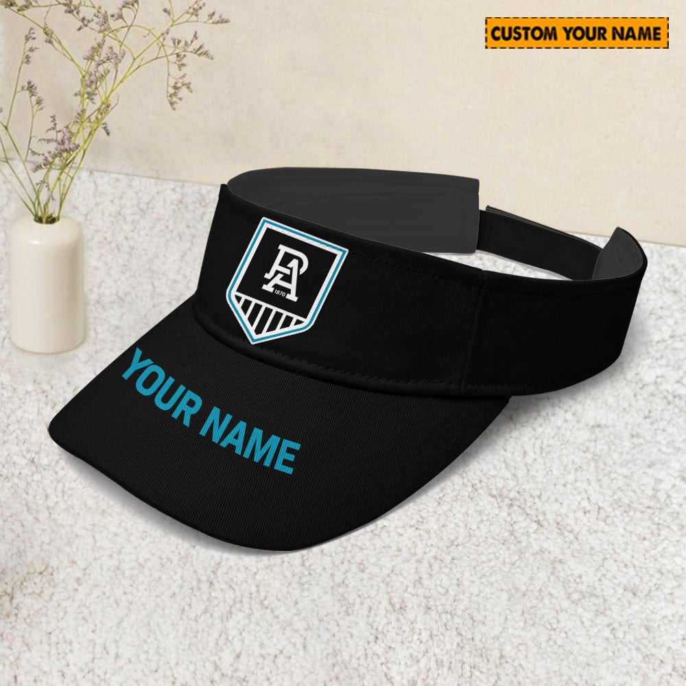 AFL Port Adelaide Sunscreen Visor Cap Travel Hats 