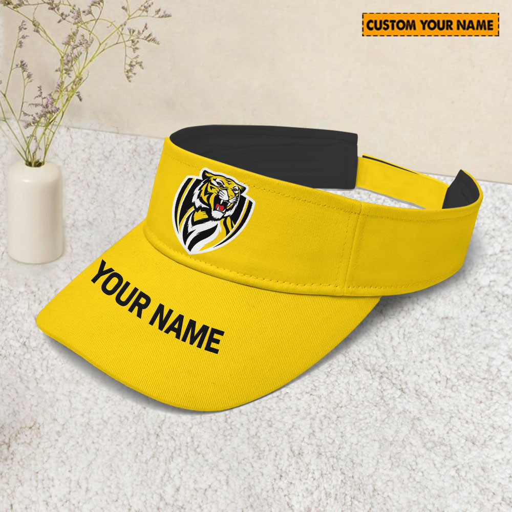 AFL Richmond Sunscreen Visor Cap Travel Hats 