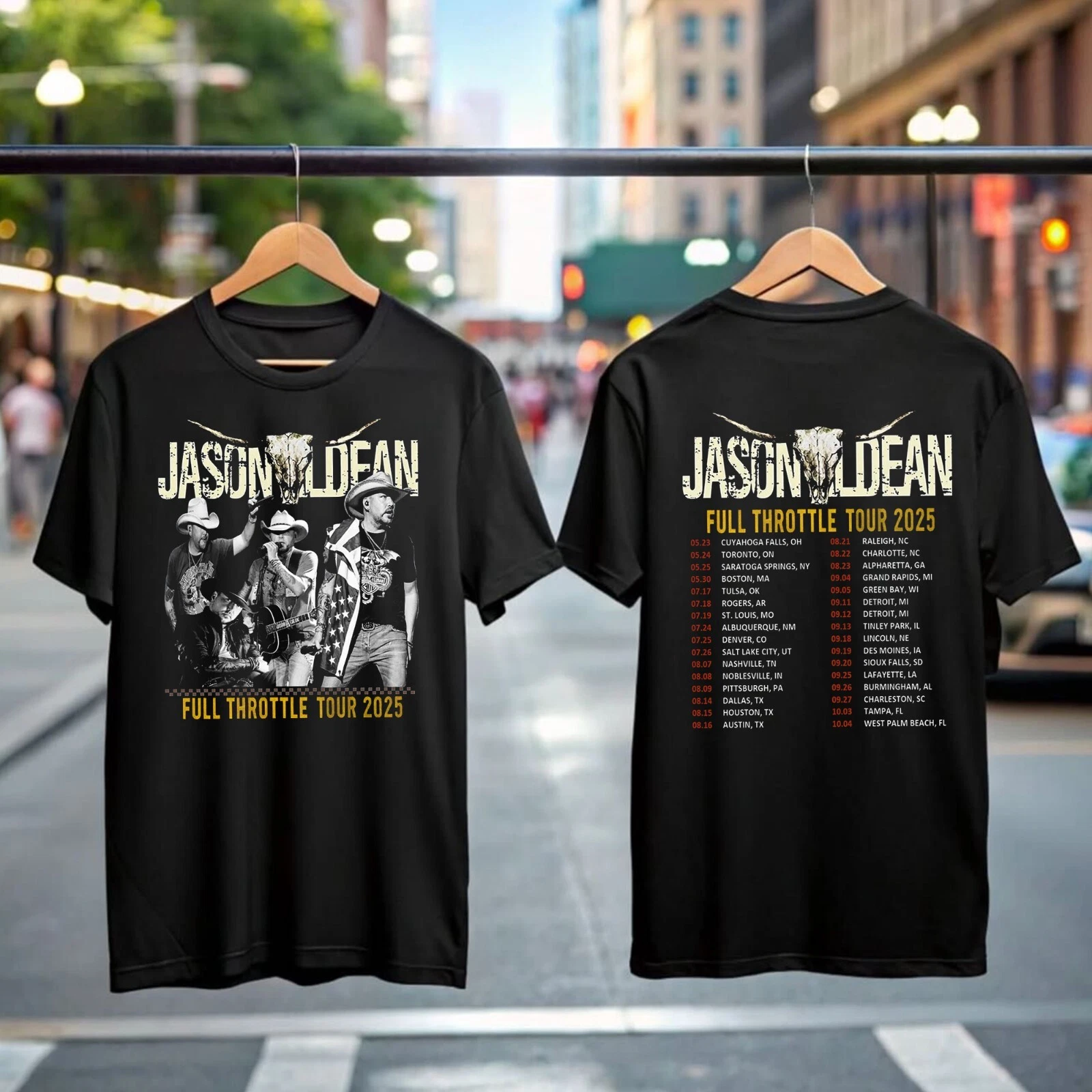 Jason Aldean Full Throttle Tour 2025 Country Music ConcerShirt