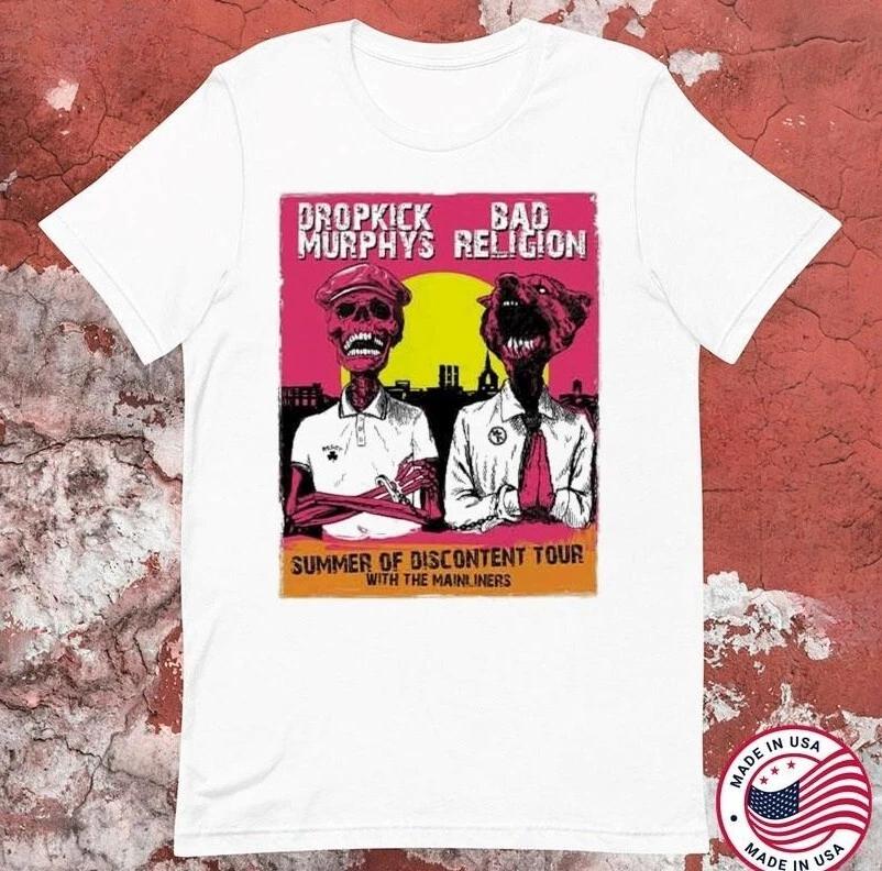 Dropkick Murphys And Bad Religion Summer Of Discontent Tour 2025 Shirt, Dropkick Murphys Shirt