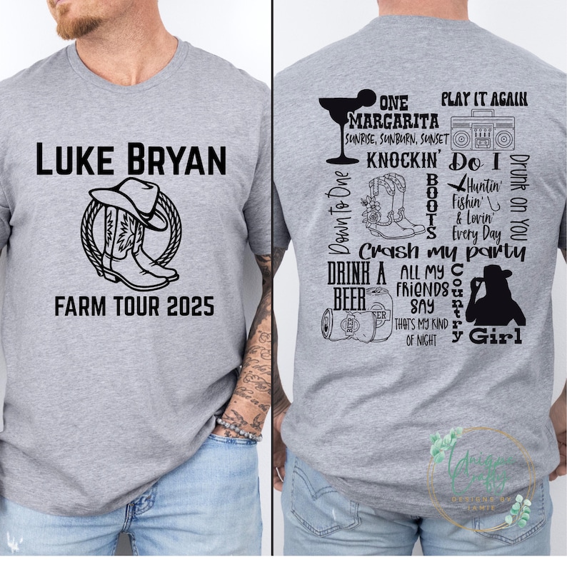 Luke Bryan Farm Tour 2025 Shirt