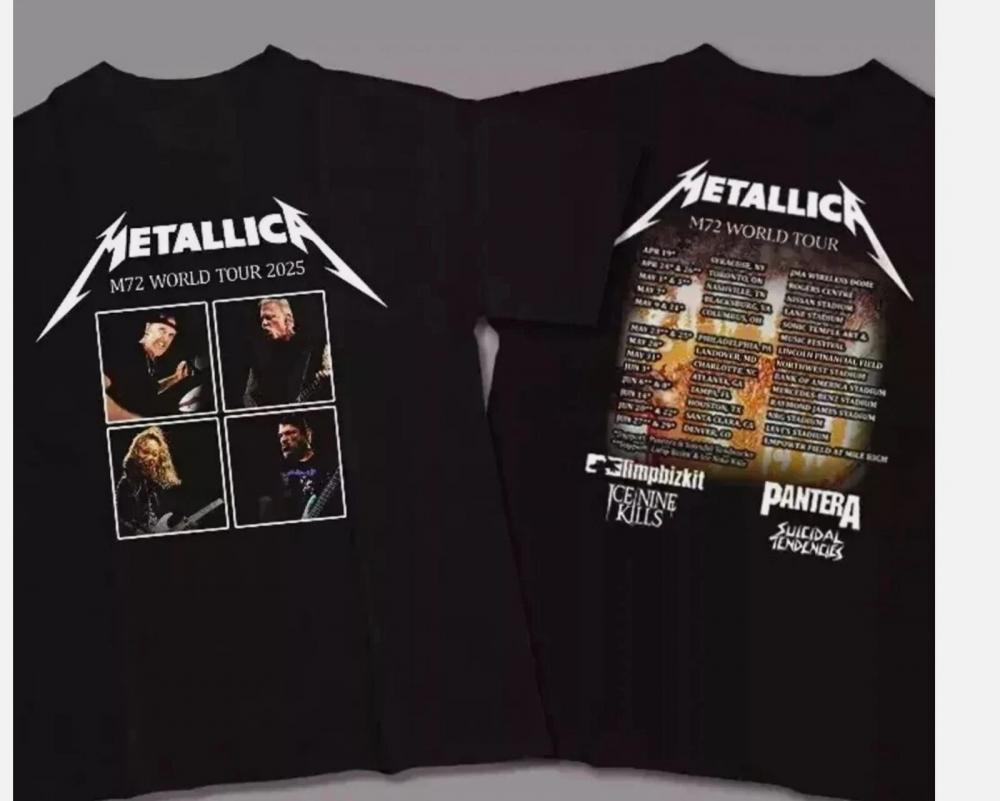Metallica M72 World Tour 2025 Shirt