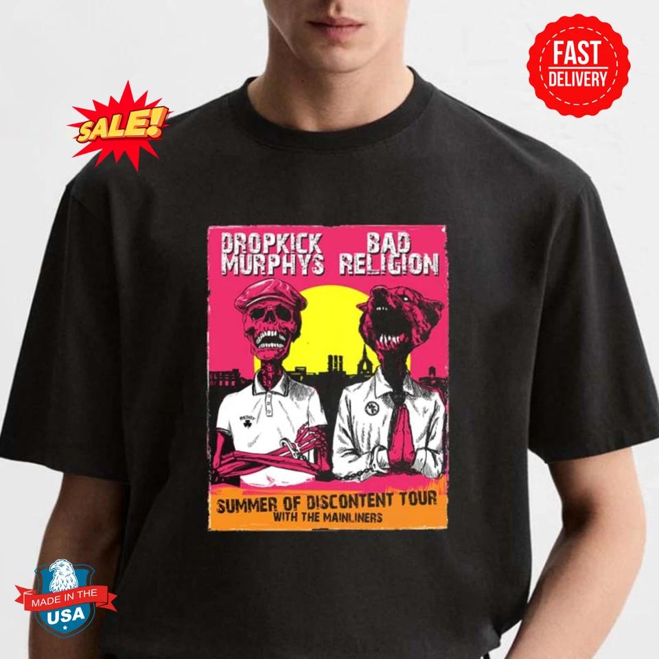 Bad Religion And Dropkick Murphys Summer Of Discontent Tour 2025 Shirt