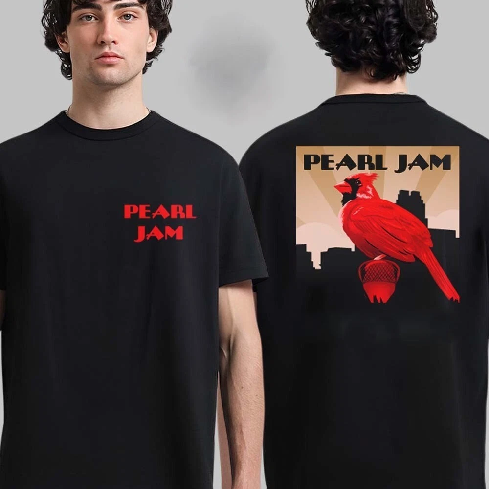 Pearl Jam Band Raleigh 2025 Tour T-Shir