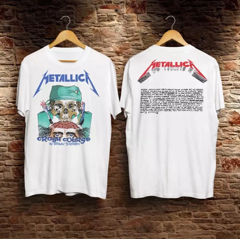 Metallica 1987 Crash Course In Brain Surgery Shirt