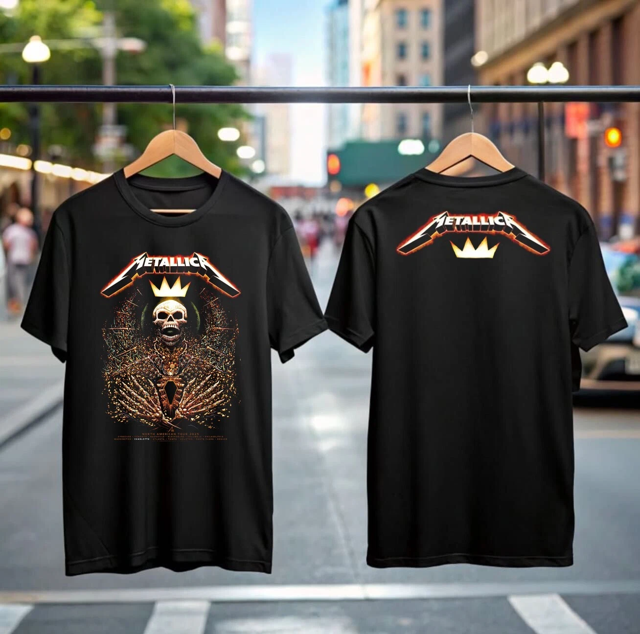 Metallica M72 Charlotte 2025 Charlotte North Carolina 2025 Poster Shirt
