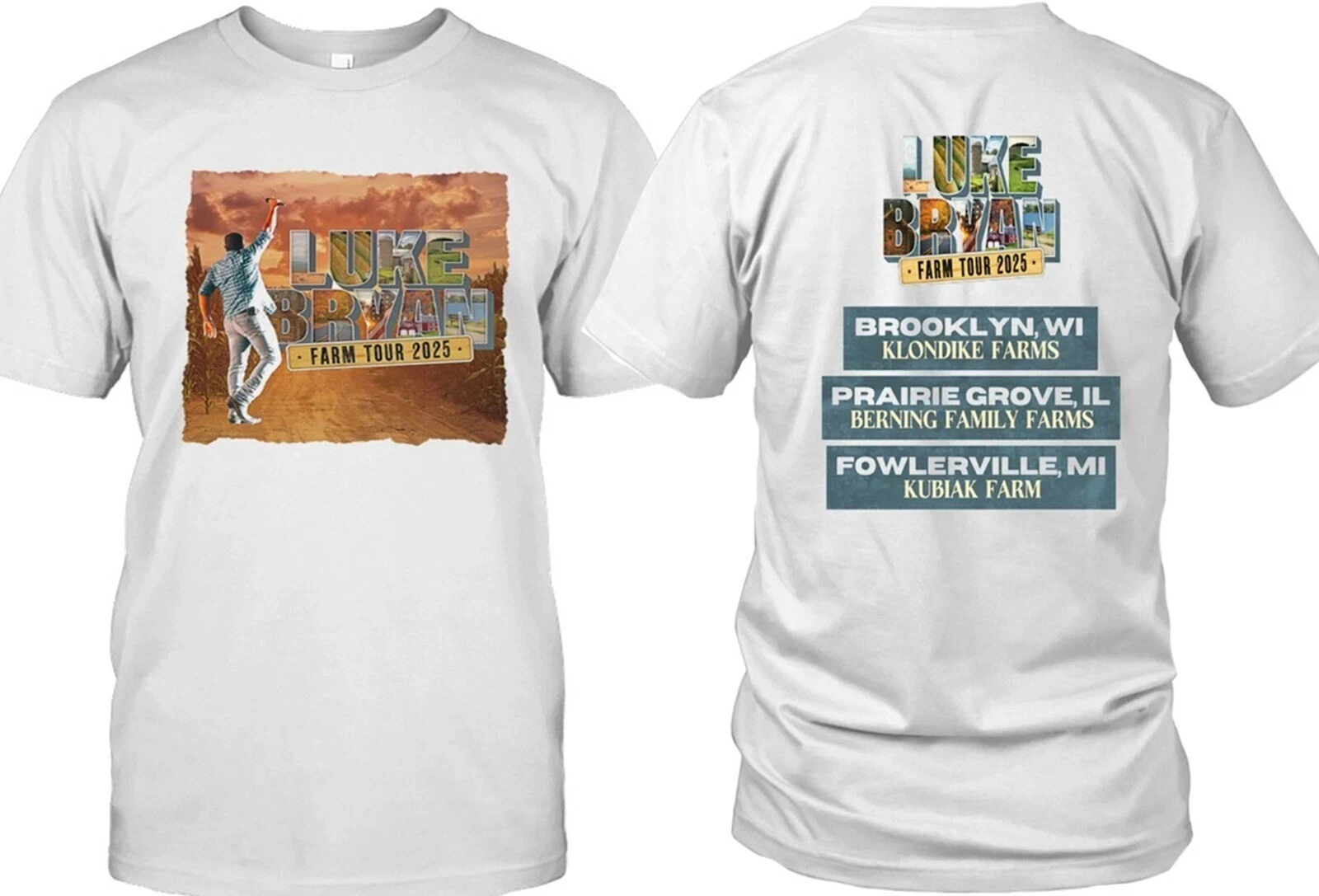 Farm Tour 2025 Tee, Luke Bryan Farm Tour 2025 Shirt