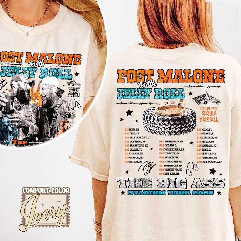 Jelly Roll Concert Tee, Music Apparel For Fans