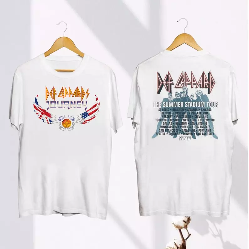 2025 Summer Stadium Tour Def Leppard And Journey Shirt