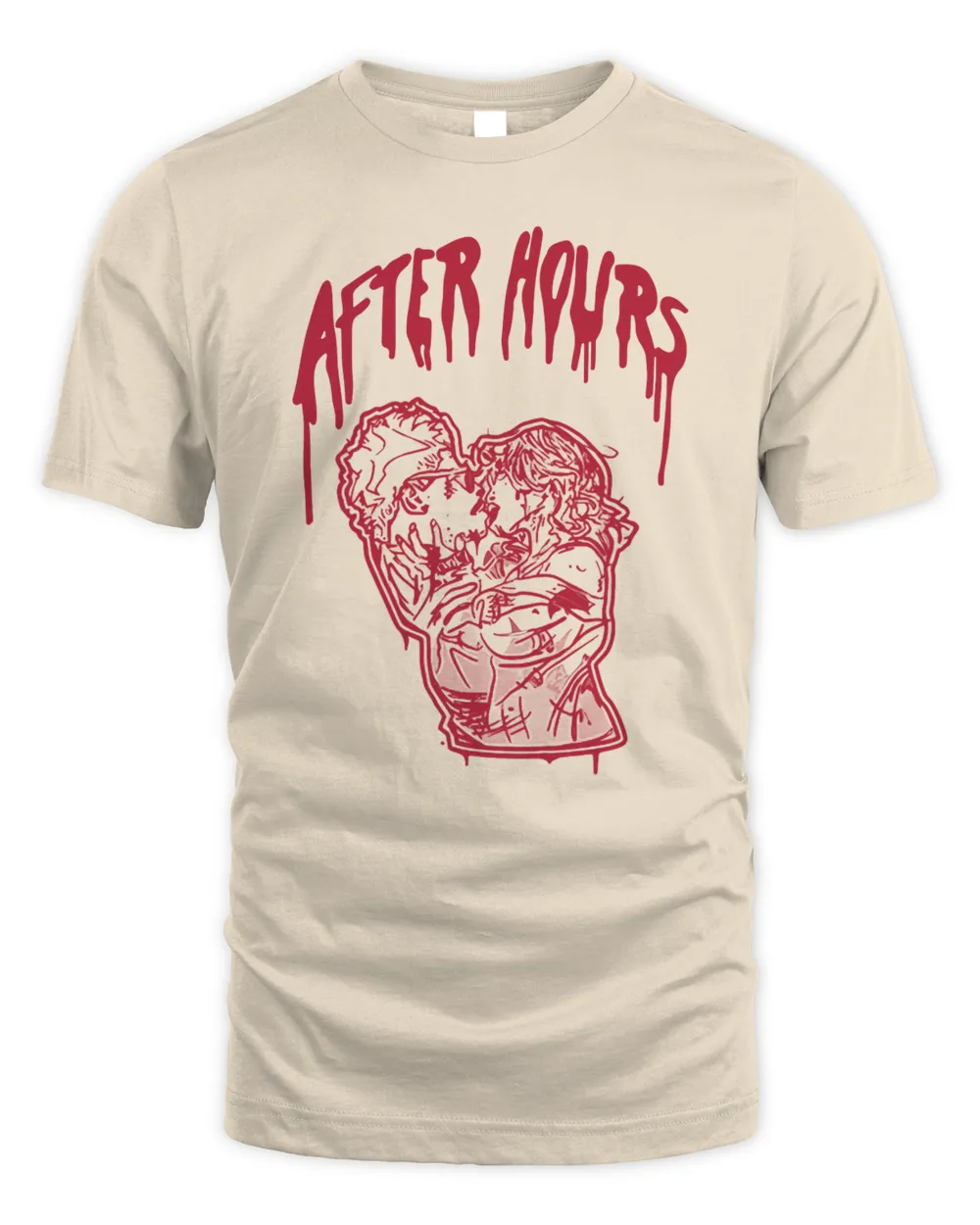 The Weeknd Store Kiss After Hours Graphic Printed New Shirt