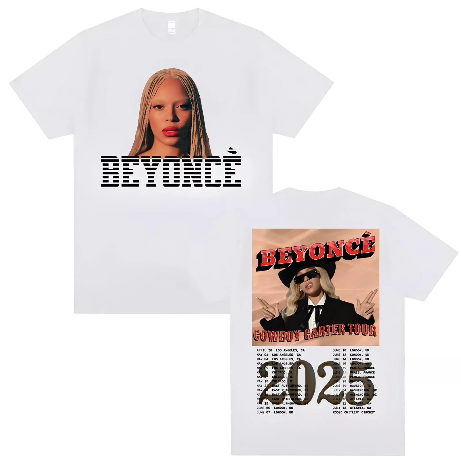 Beyonce Cowboy Carter Tour 2025 Unisex Shirt Act Ii Renaissance Shirt Fan Tee