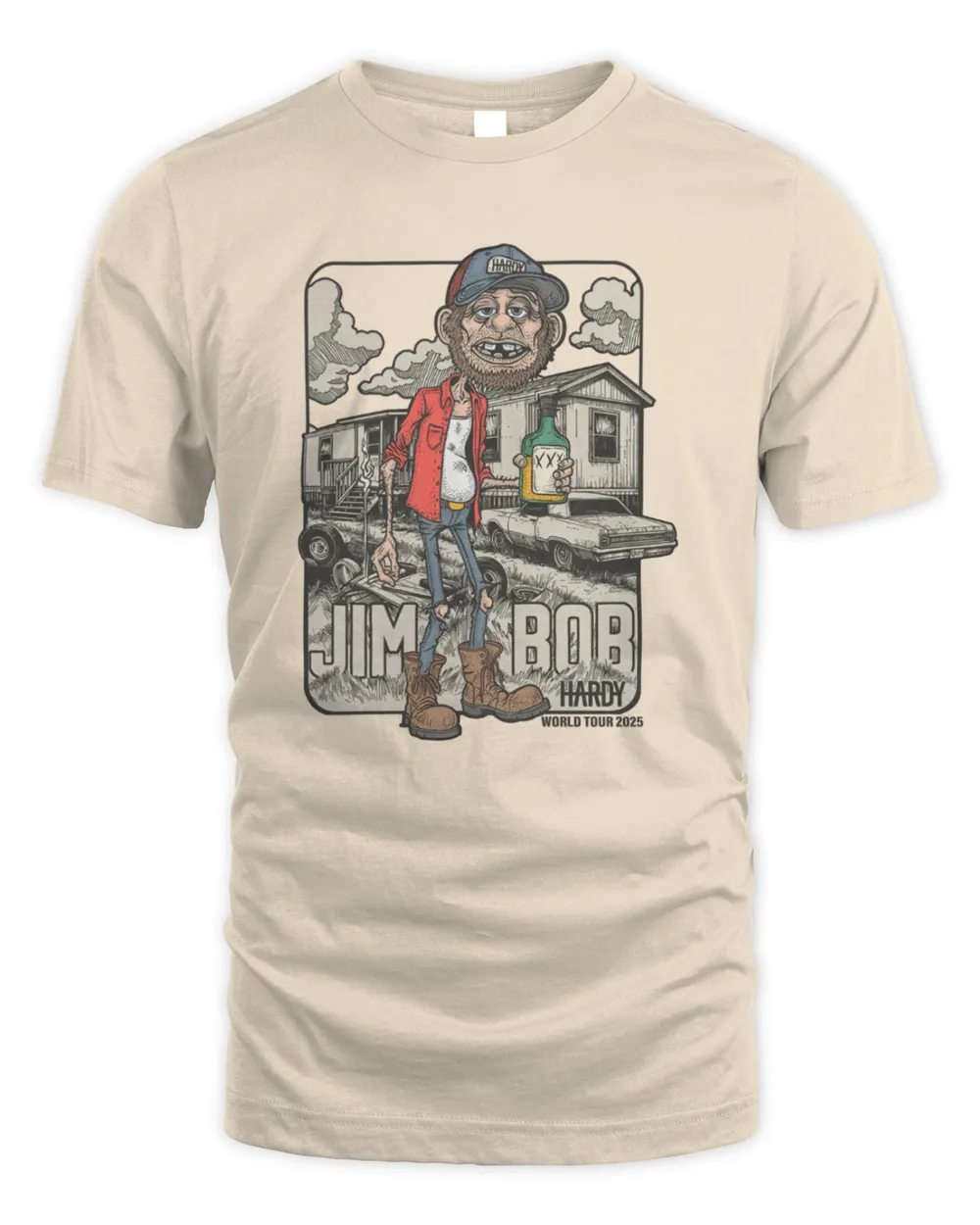 Hardy Jim Bob World Tour Shirt 2025 Hardy Official Merch