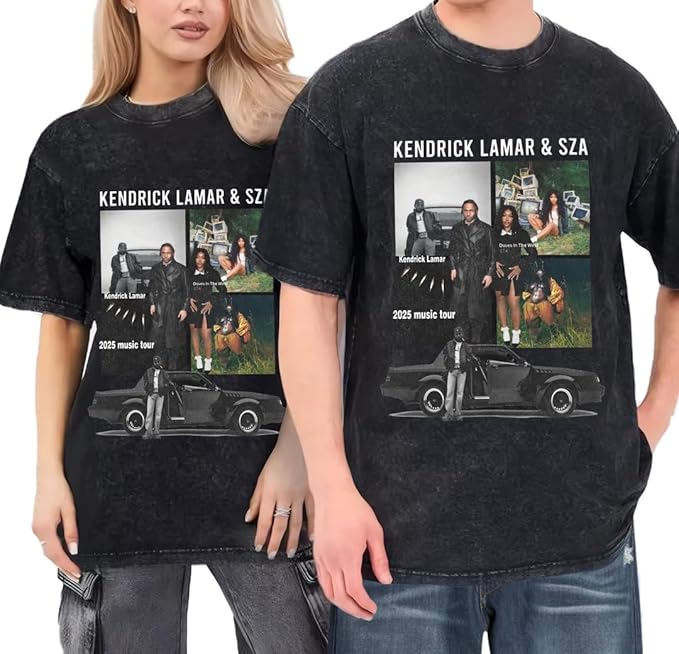 Kendrick Lamar And Sza 2025 Music Tour Shirt