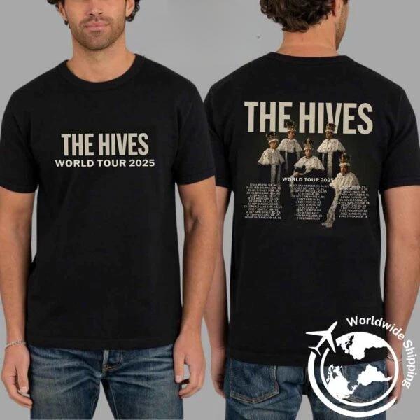 The Hives World Tour 2025 Tour Dates Two Sides Classic Shirt