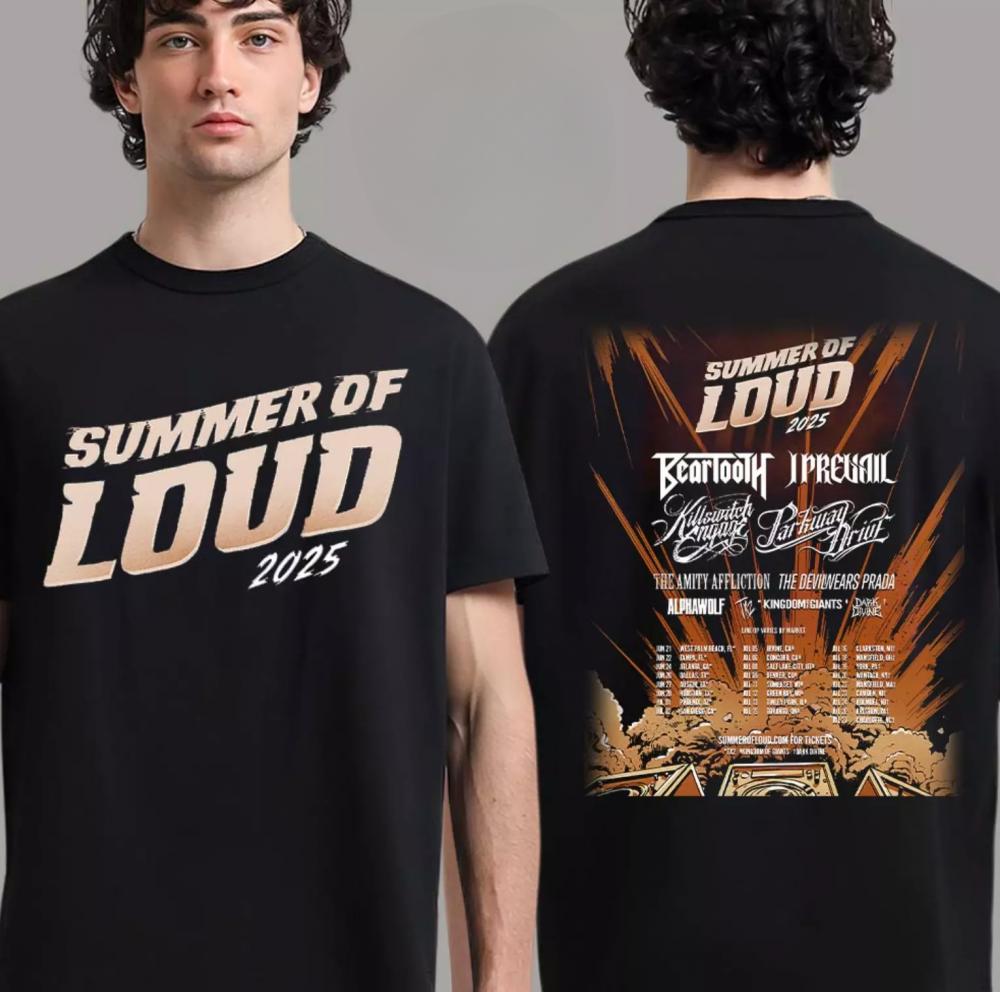 Summer Of Loud Festival 2025 North America Tour Two Sides Shirt