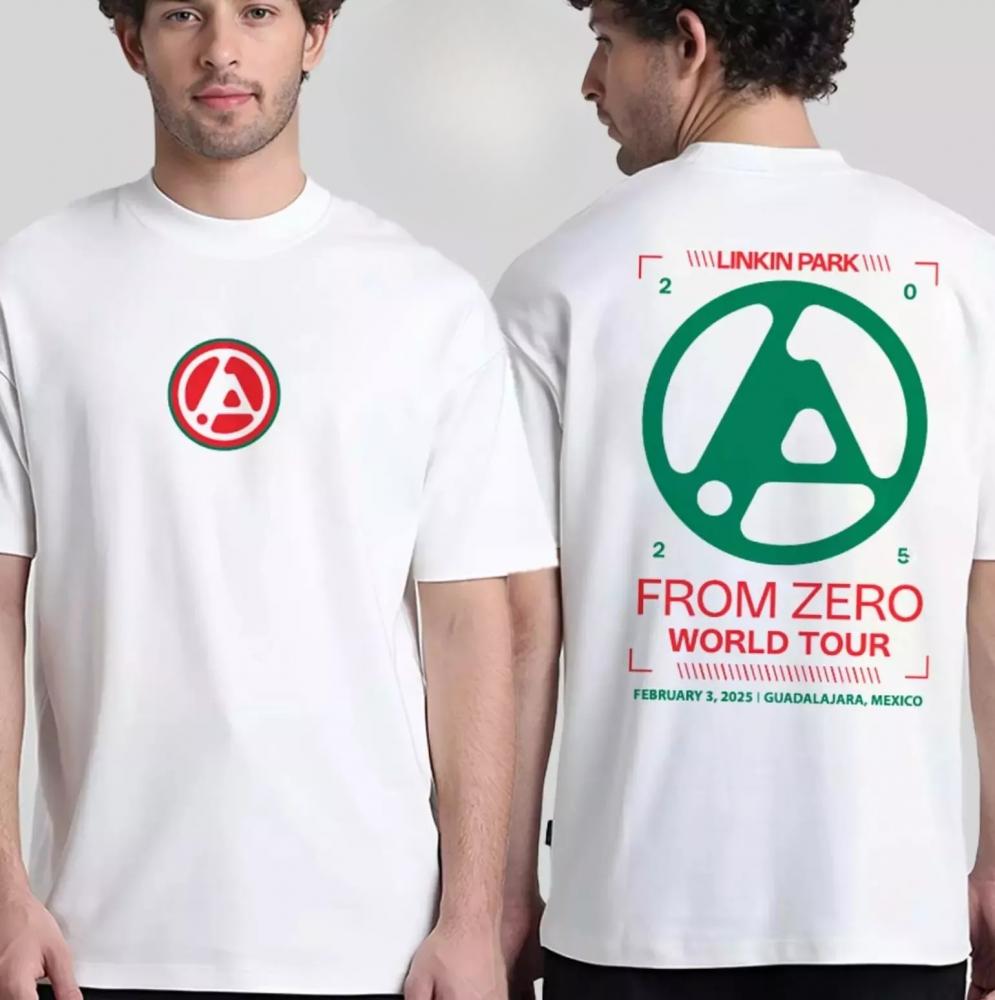 Linkin Park In Guadalajara Mexico From Zero World Tour 2025 Shirt