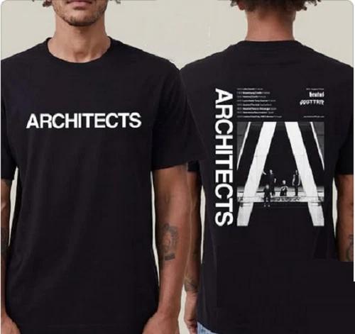 Architects Spring Eu Tour Dates 2025 Artwork Two Sides Unisex Shirt