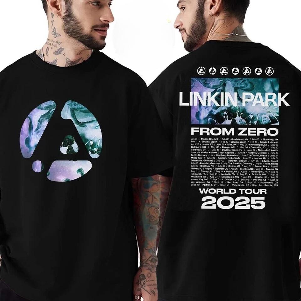 Linkin Park Swirl Tour Dates List From Zero World Tour 2025 Shirt