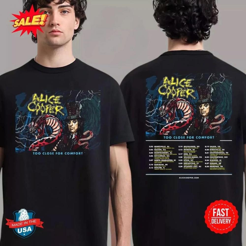 Alice Cooper 2025 Shirt, Alice Cooper Merch Shirt